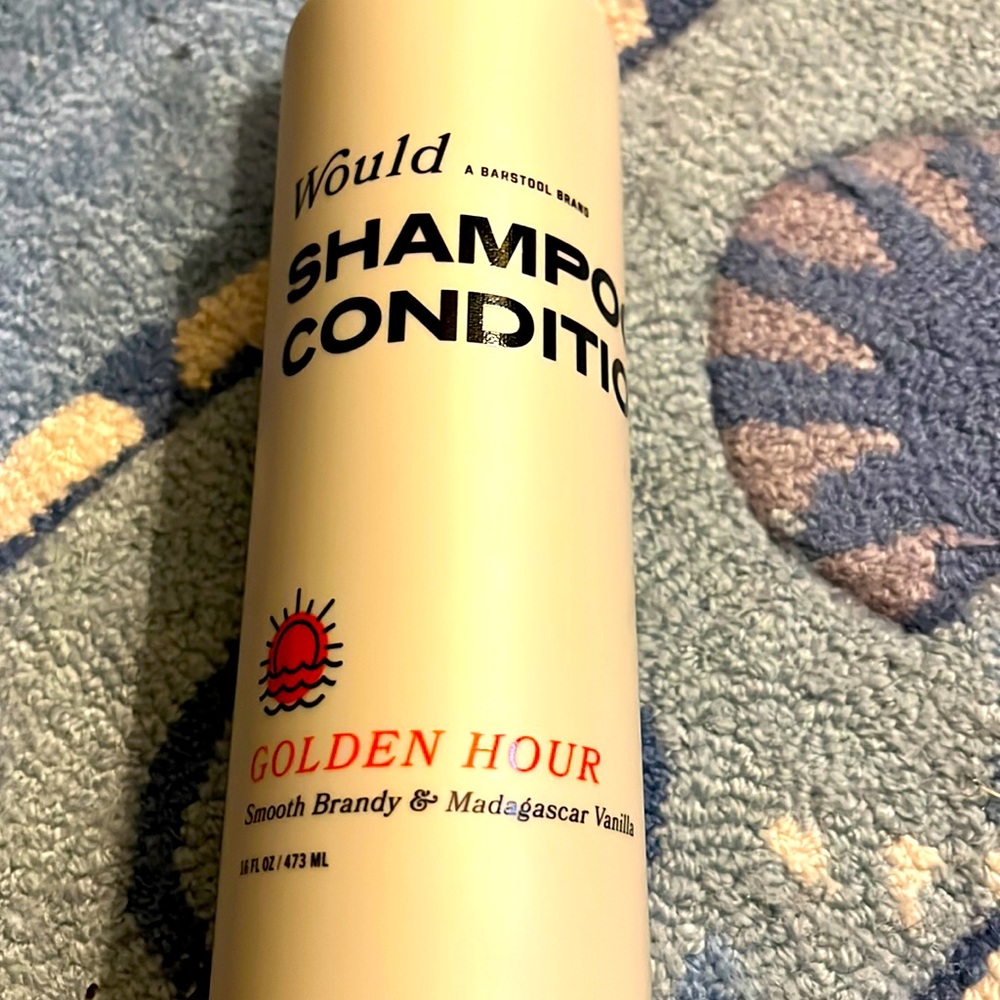 New! Would Shampoo and Conditioner. Golden Hour: Brandy and Vanilla. 16 ounces